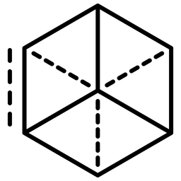 3D Sechseck  Symbol