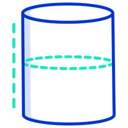 3D-Zylinder  Symbol