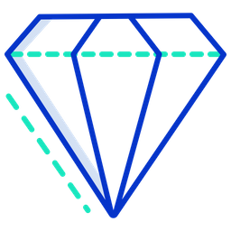 3 D Diamant  Symbol