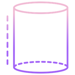 3D-Zylinder  Symbol