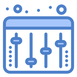 Audioanpassung  Symbol