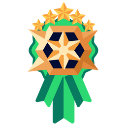 5 Star Medal  Icon