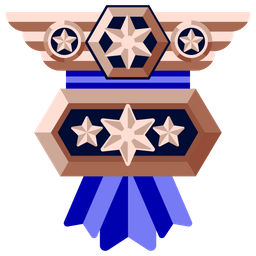 3 Star Medal  Icon