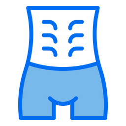 Bauchmuskeltraining  Symbol