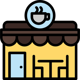 커피 상점 카페 아이콘