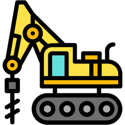 Excavator Auger  Icon