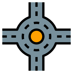 Kreuzung  Symbol