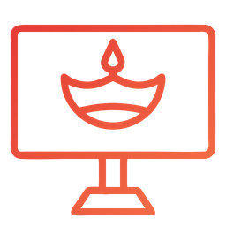 Monitor Diwali Hindu Icon