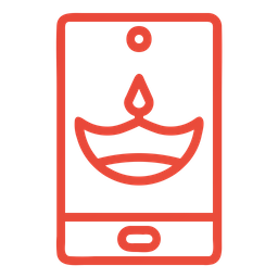 Phone Diwali Hindu Icon