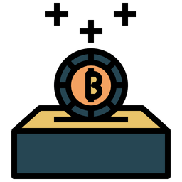 Bitcoin Donation  Icon