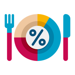 Ausgewogene Ernährung  Symbol