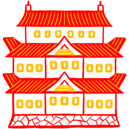 Chinesisches Zuhause  Symbol