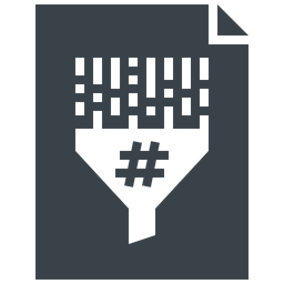 Cryptographic Hash Function  Icon