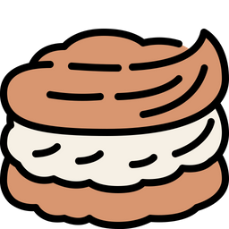 Cream puff  Icon