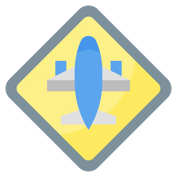 Airport Sign  Icon