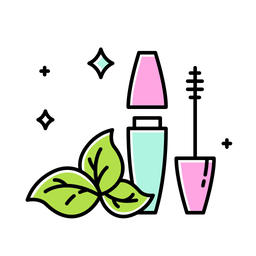 Natural mascara tube  Icon