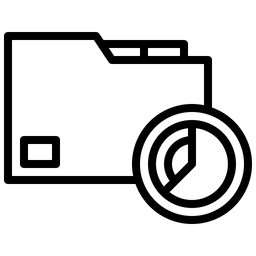 Ordner Zeitplan  Symbol