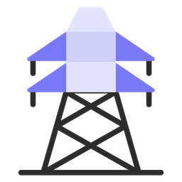 Elektrischer Turm  Symbol