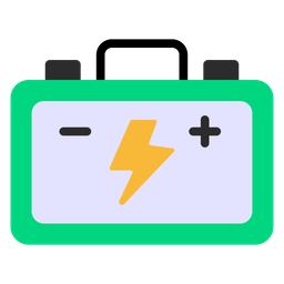 Industriebatterie  Symbol