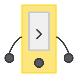 Digitaler Musikplayer  Symbol