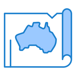 Australia Map  Icon