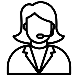 Weiblicher Agent  Symbol