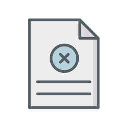 Cancel Page  Icon