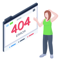 404 Error  Icon