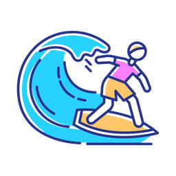 Surfen  Symbol