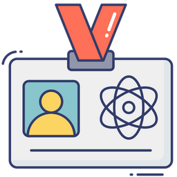 Lab Id Card  Icon