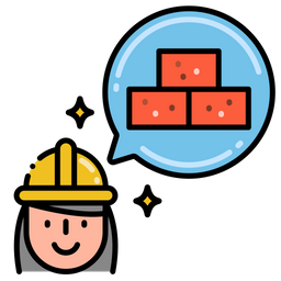 Builder Female  Icon