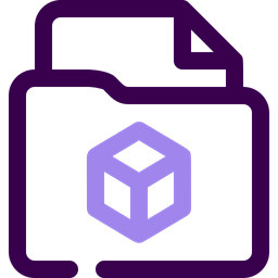 Blockchain Document  Icon