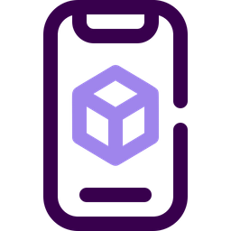 Blockchain Smartphone  Icon