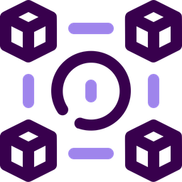 Blockchain Connection  Icon