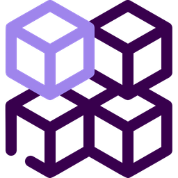 Blockchain Cubes  Icon