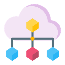 Cloud Microservice  Icon