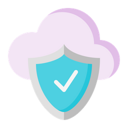 Cloud Shield Check  Icon