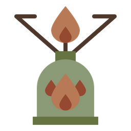 Campinggas  Symbol