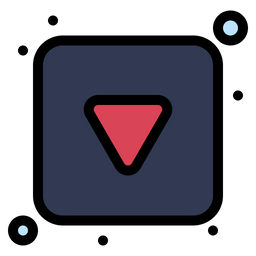 Down Arrow  Icon