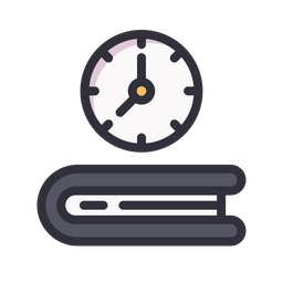 Book clock  Icon