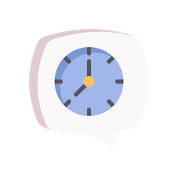 Chat message clock  Icon