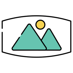 3d Landscape  Icon