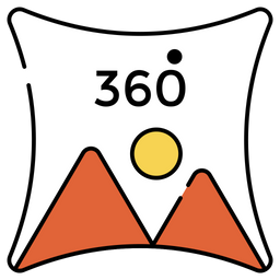 360 Degree Photo  Icon