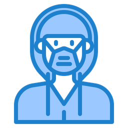 Man Waring Mask  Icon