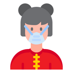 Man Waring Mask  Icon