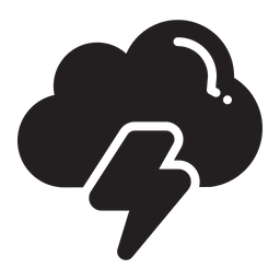 Cloud thunder  Icon