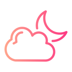 Cloudy night  Icon