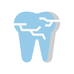 Broken teeth  Icon