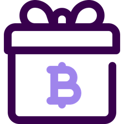 Bitcoin gift  Icon