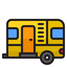 Caravan Car  Icon